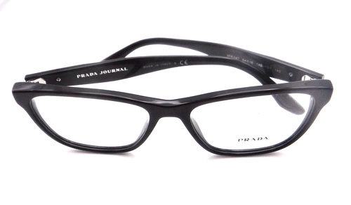 Gafas PRADA Journal VPR 04T 1AB-1O1 marcos negros lentes transparentes 54-16-140 - Imagen 5 de 6