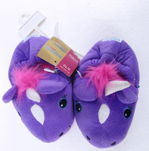 Surprize by Stride Rite Toddler Girls Dailey Unicorn Loafer Slippers Purple 9 - Picture 5 of 5