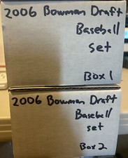 2006 Bowman Draft Master Set Chrome Gold Base BDP(55) DP(65) FG(45) = 495 Cards