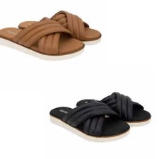 NEW  WOMENS KENSIE DREAM CROSS BAND SLIP ON FLEXIBLE SANDAL VARIETY SZ/CLR