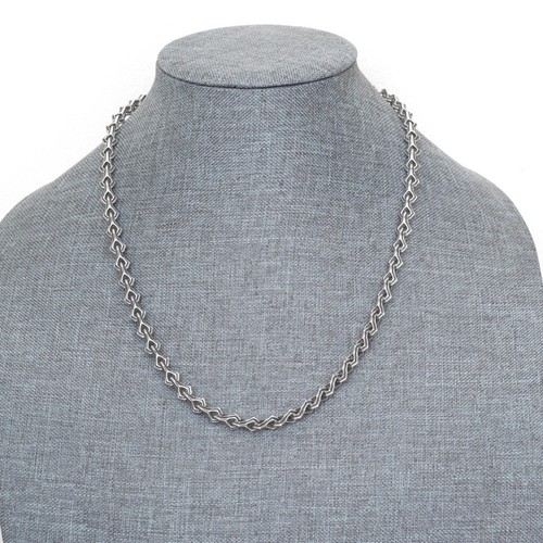 DAVID YURMAN Collana Uomo Nuova 8,4mm Catena Armeria 22" in Argento Sterling - Foto 2 di 5