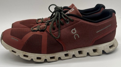 On Cloud Men's Size 12 US Sienna Rust Red Running Shoes Swiss Engineering - Picture 6 of 13
