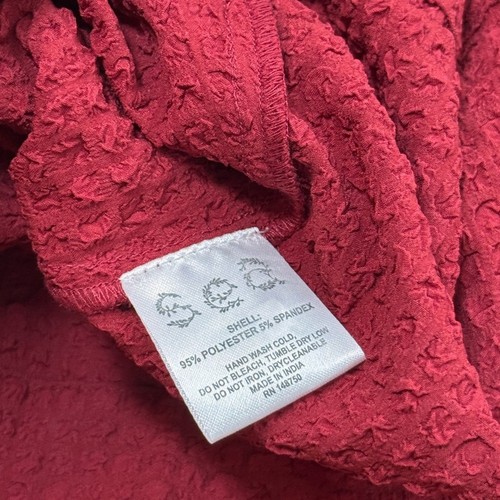 Sea New York Red Regina Seersucker Flutter Sleeve Dress XXS - Picture 7 of 7