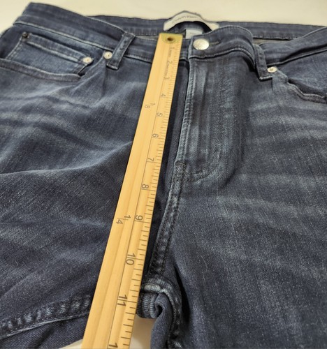 Men's Calvin Klein Jeans Relaxed Straight Mid Blue JEANS 38×30 Slim - Picture 4 of 14