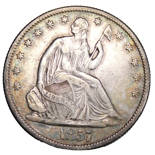 1857 O Seated Liberty Half Dollar - XF !!
