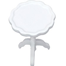 Mini House Ornament Wooden Miniature Round Table Decorative Table