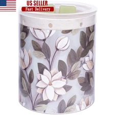 Floral Ceramic Wax Warmer W/ 20W Soft Light Indoor Fragrance Melt Machine New