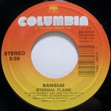 Bangles - Eternal Flame (7", Single, Styrene, Car)