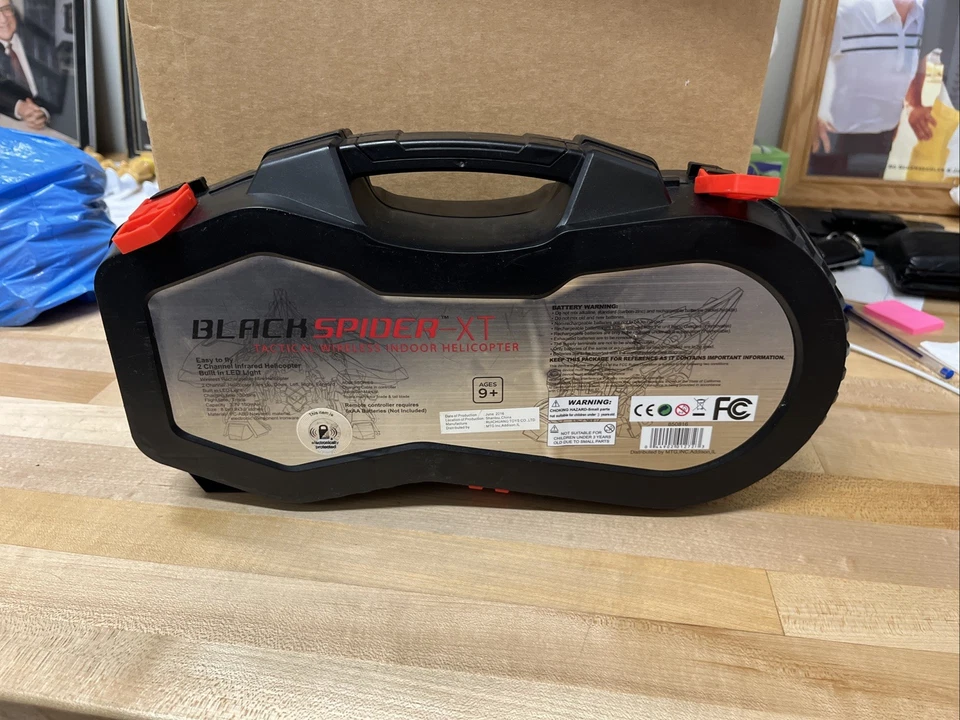 Helicóptero interior inalámbrico táctico Black Spider XT plateado. EX Box 230 Foto 4 de 4