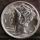 1939-S Mercury Silver Dime ■ GEM BU FSB ■ #6025
