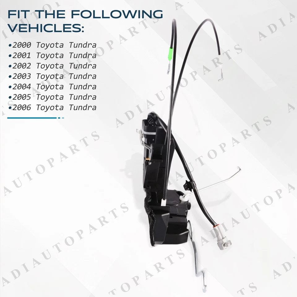 Front Right Side Power Door Lock Actuator fit 00-06 Toyota Tundra W/O Full Cab - Image 4 of 4