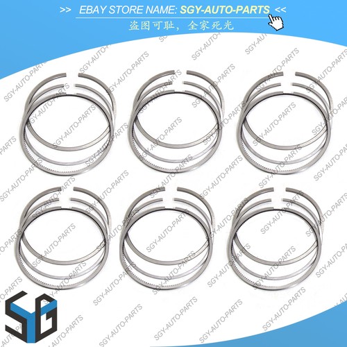 6x Piston Rings Set Φ83mm STD For VW Touareg Audi A6 Q5 Q7 2.7 3.0 TDI CAT CAS - Picture 3 of 5