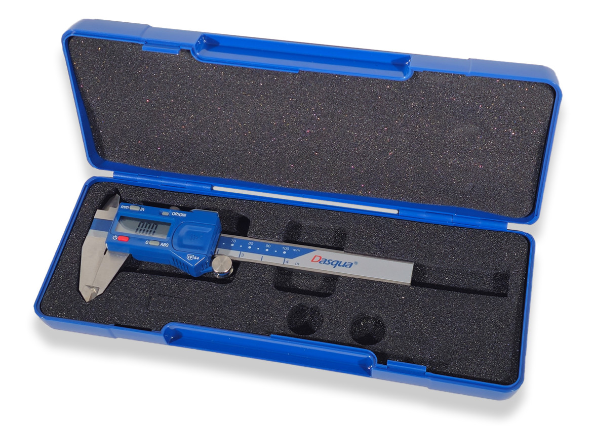 DIGITAL VERNIER CALIPER ABSOLUTE BY DASQUA  0-4""/0-100mm 2210-8105 rdgtools