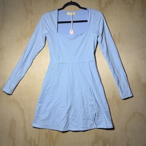 knee length dresses for ladies Warm Black Long Sleeve Evil Mini Skater Dress – BlackMilk Clothing main image 1