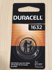 1 x Duracell CR1632 3v LITHIUM BATTERY CR 1632 CMOS KEY FOBS EXP. 09/2034