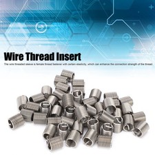 50x Wire Thread Insert Sleeve Bushing Screw Coil Screw Repair Nut Kit M10x1.5 2D