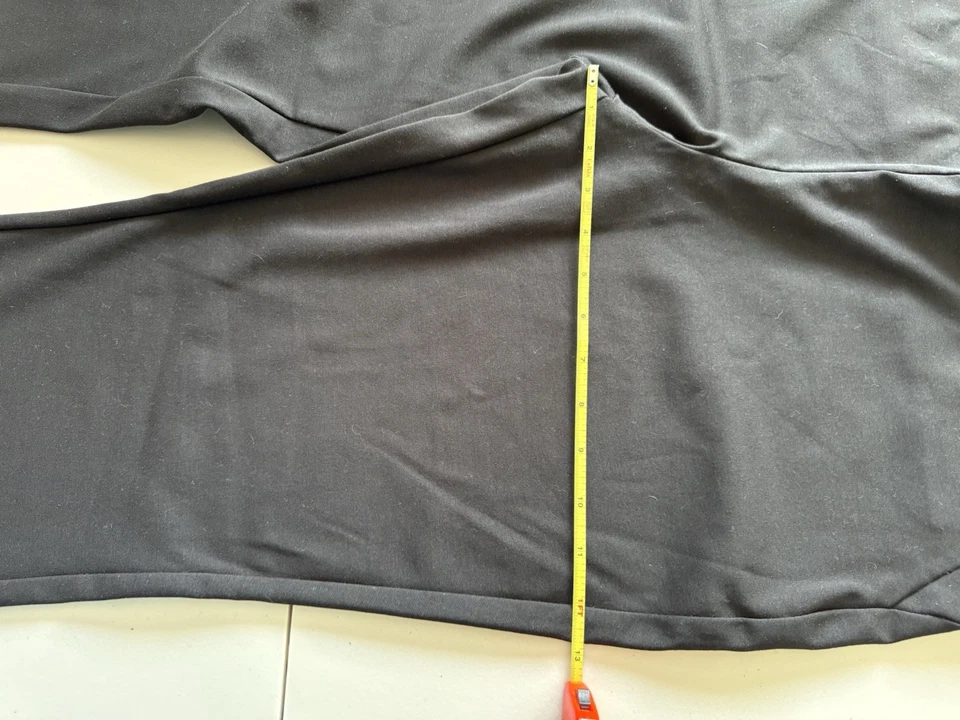 Pantalones Simply Vera Vera Wang para mujer XL negros corte bota vestido elástico trabajo profesional Foto 4 de 4