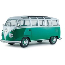 SOLIDO - 1:18 SCALE -VOLKSWAGEN T1 Samba - Green/White - 1962 - S1813403