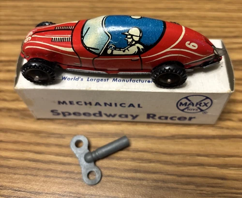 Marx Mechanical Speedway Racer In box