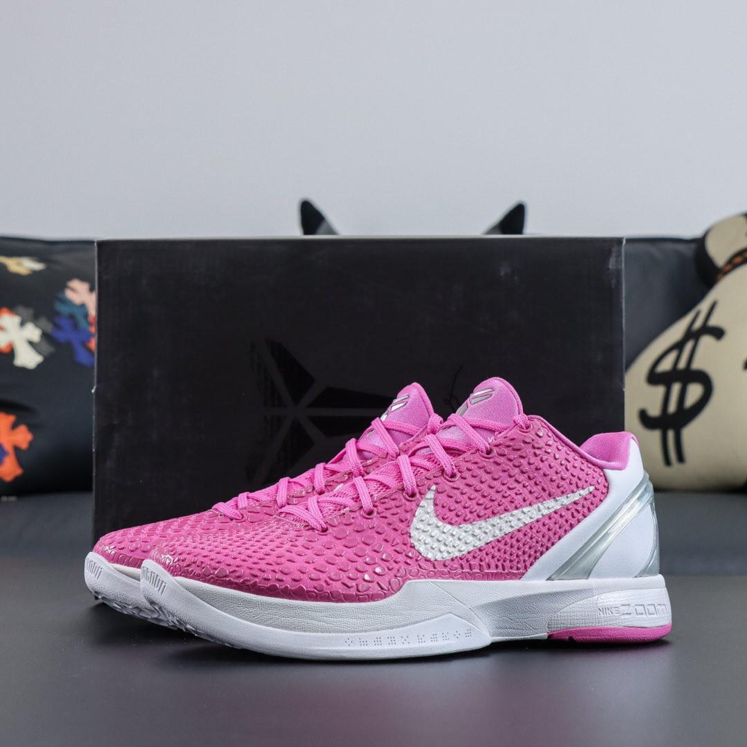 Fashion Kb6 Protro Kay Yow Think Pink Dj3596-600 Men'S Basketball Sneakers