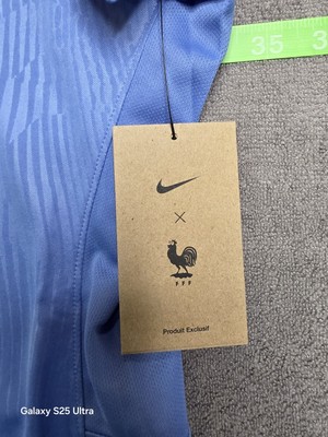 Nike France National Soccer Team Jersey Women's Medium Light Blue
