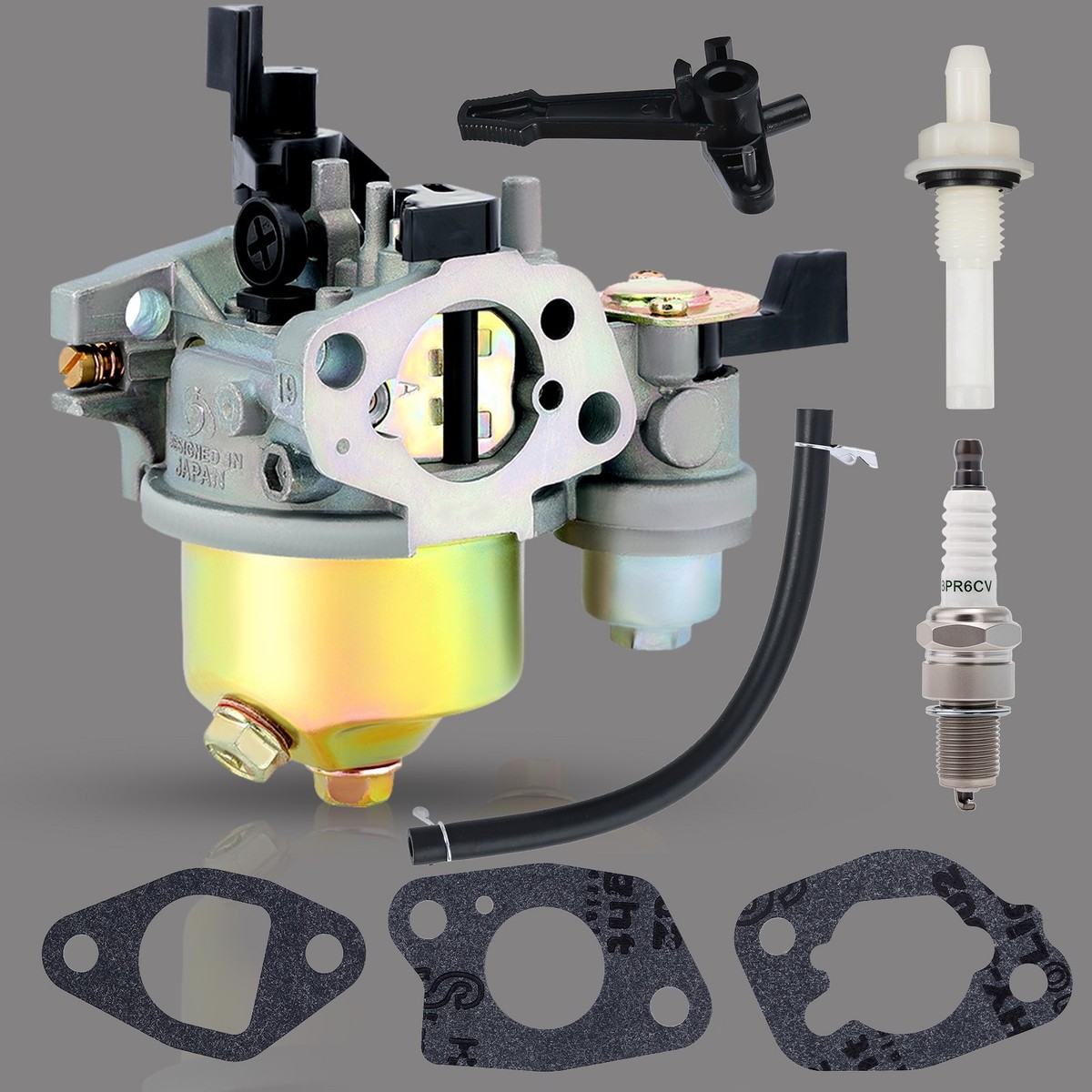 ホンダ　GX140　動噴　K-7L  ホース付　セット　5馬力 Carburetor for Honda GX140 GX160 GX200 5/5.5/6.5HP Motor Carb