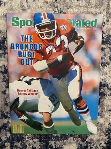 1984 Sports Illustrated Oct 8 The Broncos Bust Out Newsstand High Grade - Picture 1 of 3