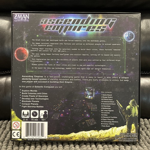 Z-Man Boardgame Ascending Empires 2011 NEW - Picture 2 of 7