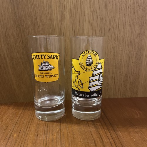 2 Cutty Sark große Gläser Whisky / Pastis