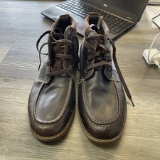 Clarks Stinson Hi Beeswax Men’s Brown Leather Size 14 Boots