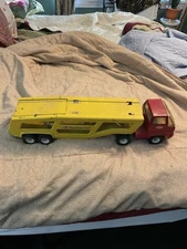 Vintage Tonka Pressed Steel Classic Car Carrier Made In The 1970s 27” Long 