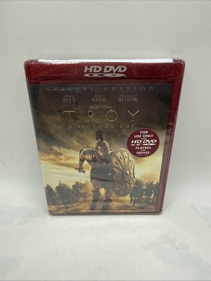#ad #ad Troy HD DVD 2007 Directors Cut Unrated Brad Pitt Orlando Bloom BRAND NEW $6.00