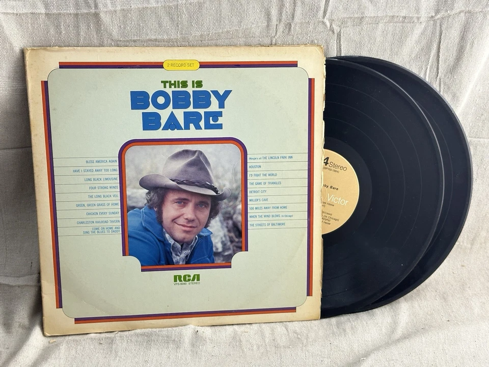 BOBBY BARE ~ LOT OF 20 Vinyl LP's ~ Country Solo ~ RCA / Columbia / Mercury - Image 4 of 4