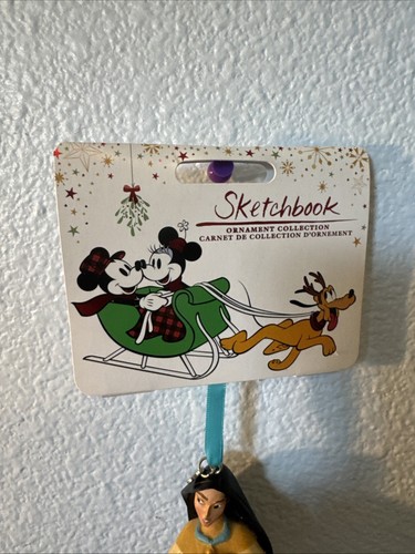 Disney 2017 Skizzenbuch Prinzessin Pocahontas Geschenkbox hängendes Ornament Figur Pfund - Bild 5 von 8