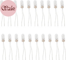 20PCS T5 12V Instrument Cluster Dash Gauge Bulbs Warm White