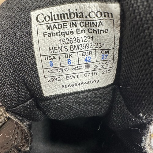 Columbia Peakfreak Venture Waterproof Trail Sneaker BM3992 Men's US 9 Techlite - Picture 8 of 11