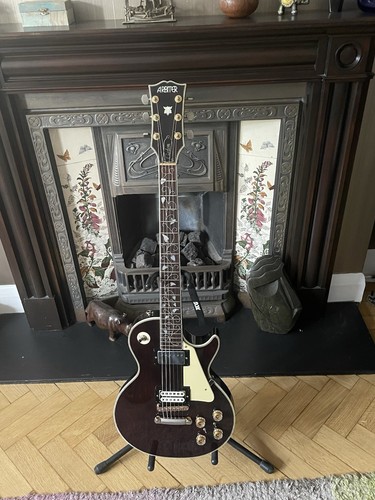 Arbiter (Ibanez) Les Paul Custom - set neck tree of life inlays rare, 70's, MIJ
