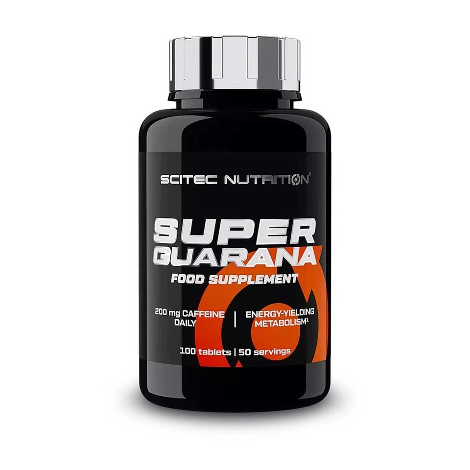 SCITEC NUTRITION (89,29 EUR/kg) Scitec Essentials Super Guarana 100 Tabletten Calcium NEU