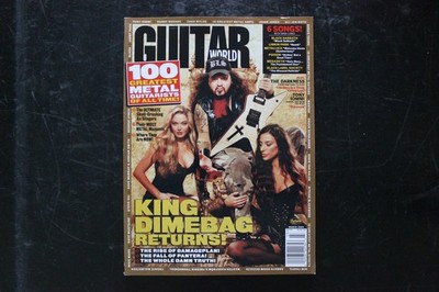 Guitar World Magazine March 2004 Dimebag Darrell Pantera Metal Guitarists Iommi