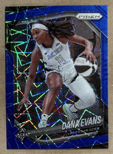 Dana Evans Blue Velocity 2025 Panini Prizm WNBA #33 Las Vegas Aces