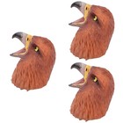  3 Pcs Toy Animals Bird Hand Puppet Eagle Finger Puppets for Kids