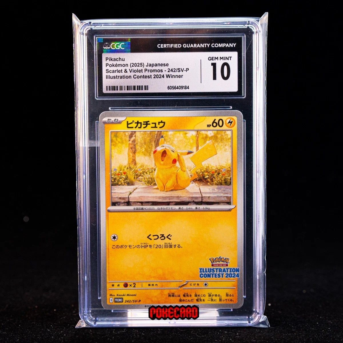Pikachu 242 Sv-P Promotional Cards Regular (Japanese) CGC 10