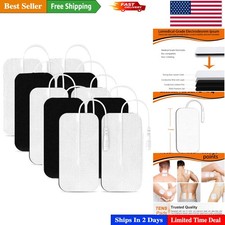 Universal 10-Pack TENS Unit Pads - 2x4 Soft Electrode Pads for Pain Relief