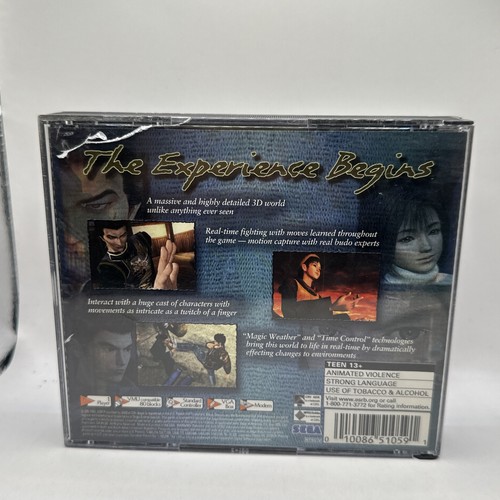 Shenmue • Sega Dreamcast Game (1999) NTSC-U/C (USA Region) • TESTED/WORKING - Picture 10 of 12