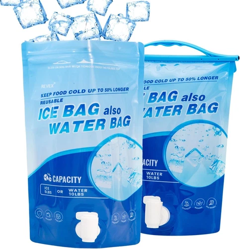 Ice Pack,Reusable Ice Packs for Cooler, Large Leakproof Cooler Ice Packs for Lun