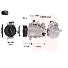 Kompressor Klimaanlage für Audi A4 2.0 1.6