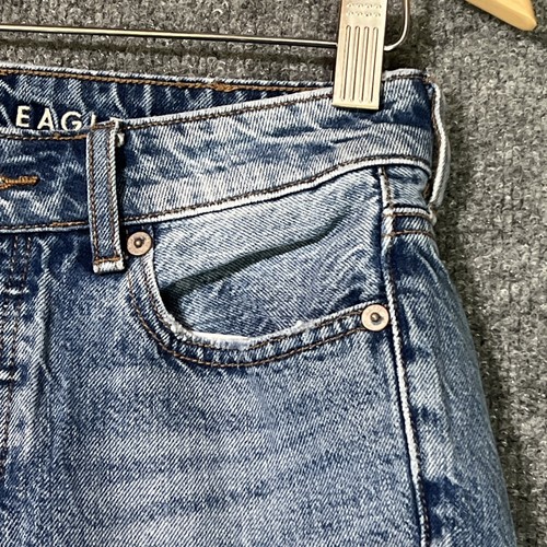 American Eagle Jeans Womens 000 Short Medium Wash TomGirl Jeans - Picture 3 of 15