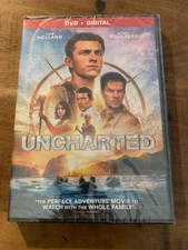 Uncharted | Brand New Sealed DVD + Digital Movie Film