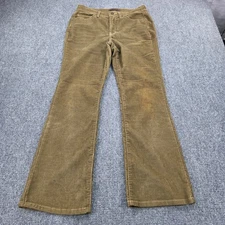 Jeanstar Women Brown Corduroy Flare Bootcut Pants Trousers Size 30 Y2K VTG