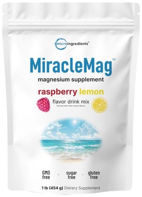 MiracleMag Calm Magnesium Powder, 1lb | Magnesium Citrate Supplement | Sweet ...